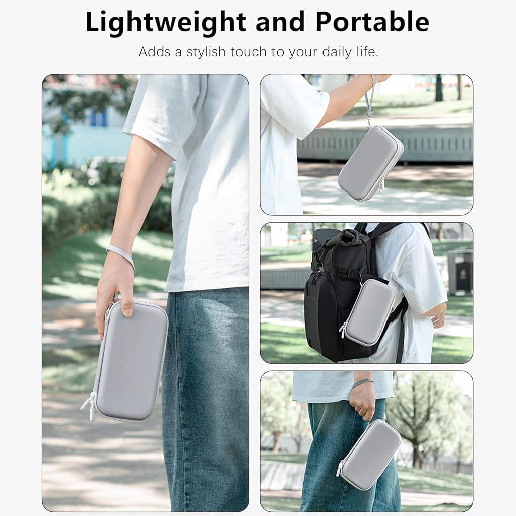 ZORBES® Carrying Case Compatible with DJI OSMO Mobile 7/7P, EVA Storage Bag Zipper Accessories Bag Anti-Scratch Protective Travel Case with 6 Custom-Molded Compartments & Mesh Pocket ZORBES® Carrying Case Compatible with DJI OSMO Mobile 7/7P, EVA Storage Bag Zipper Accessories Bag Anti-Scratch Protective Travel Case with 6 Custom-Molded Compartments & Mesh Pocket